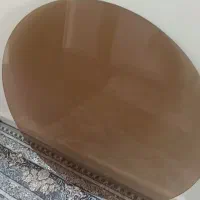 شیشه میز سالم بدون هیچ خشی ۷۸ سانت