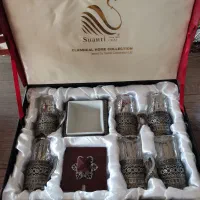 سرویس کامل چای خوری با سینی گ قندان