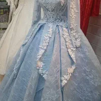 لباس آبی نامزدی|لباس|قم, نیروگاه|دیوار