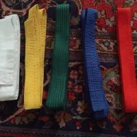 کمربند تکواندو و پا بند تمرین