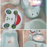 فروش ست حمام نوزادی.قیمت۶۰۰.تومن.عجبشیر