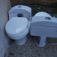 فروش دو توالت فرنگی استفاده شده سالم|لوازم سرویس بهداشتی|چمستان, |دیوار