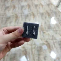 گوشواره میخی اویز نقره اصلی|بدلیجات|کرمانشاه, |دیوار