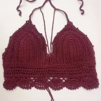 نیم تنه قلاب بافی