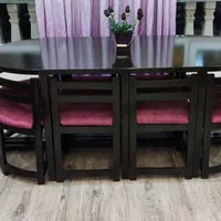 میز نهار خوری ۸ ۱۰ ۶ نفره بیضی غذاخوری نهارخوری شش|میز و صندلی غذاخوری|تهران, یافت آباد جنوبی|دیوار