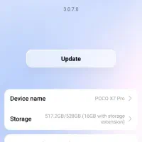 Poco x7 pro RAM 16g  rom 512