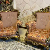 مبل استیل و راحتی با میز