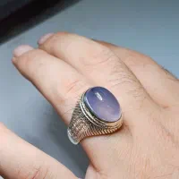 انگشتر نقره عقیق کبود طبیعی|جواهرات|تهران, امام زاده حسن|دیوار