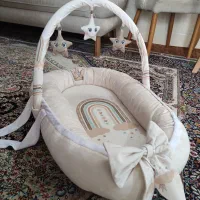 تشک غلت گیر کودک و نوزاد آوین مدل رنگین کمان