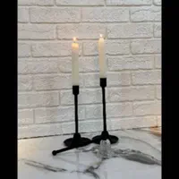 شمعدان فلزی جاشمعی کریستال ارسال رایگان