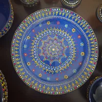 ظروف مخصوص شب یلدا نقطه کوبی کار دست|صنایع دستی و سایر لوازم تزئینی|شیراز, قلعه نو|دیوار