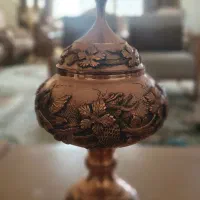 شکلات خوری مسی قلم زنی خیلی شیک