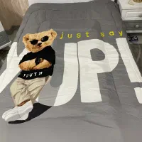 رو تختی یکنفره و پتو گلبافت