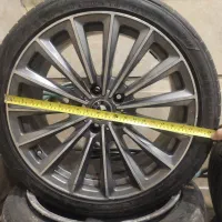 پنج عدد رینگ  و لاستیک BMW کامل فروشی|قطعات یدکی و لوازم جانبی|بابلسر, |دیوار