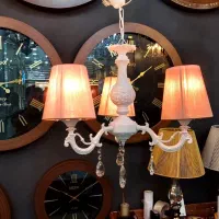 لوستر آلمینیومی با شید نخی|لوستر و چراغ آویز|شهریار, شهرک وائین|دیوار