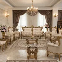 مبل سلطنتی شرمین و مبل پازلی