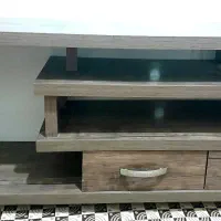 بوفه و میز تلوزیون چوبی|بوفه، ویترین، کنسول|تهران, آهنگ|دیوار