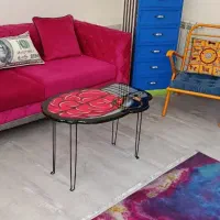 میز پینترسی رزینی تاشو نارنجک
