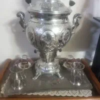 سماور برنجی سالم به فروش میرسد