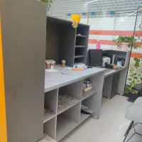 میز کانتر فست فود و چرخ گوشت صنعتی الکتروکار ۲ اسب|کافی‌شاپ و رستوران|آبگرم, |دیوار