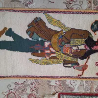 تابلو فرش درویش دست بافت و