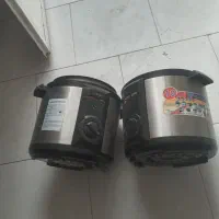 دوعدد دیگ زودپز  المنت سوخته  ودو عدد درب دیگ|ظروف پخت‌وپز|مهاجران, |دیوار