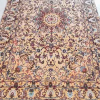 فرش دستبافت تک 6متری صوف زر50رج