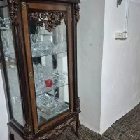بوفه چوب گردو نوی نو|بوفه، ویترین، کنسول|شوشتر, |دیوار