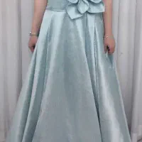 لباس مجلسی رنگ سبزابی تیفانی سایز38جنس ساتن میکادو|لباس|تهران, تهرانپارس غربی|دیوار