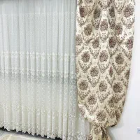 پرده پذیرایی ترک لوازم برنزی|پرده، رانر، رومیزی|نسیم‌شهر, |دیوار