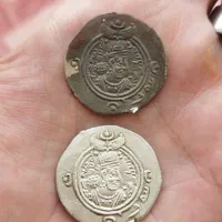 سکه نقره ساسانی خسرو پرویز