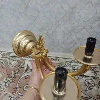 دیوارکوبفلزیآبکاریشده|لوستر و چراغ آویز|الوند, |دیوار