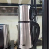 چایساز استیل راف گرمکن دار با قوری استیل چای ساز