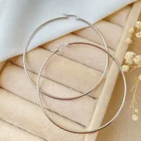 گوشواره سایز بزرگ استیل