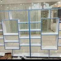 ویترین چوبی چهار تیکه چراغدار