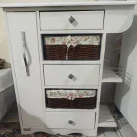 کمدMDFسه کشوجای پیاز و سیب زمینی و حبوبات فلز