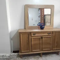 میزکنسول همراه ایینه ومیزتی وی|بوفه، ویترین، کنسول|قرچک, |دیوار