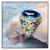 بلو توپاز سوییس رکاب حرفه ای نقره عیار ۹۵