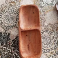 تعدادی ظرف چوبی مزه کار دست|ظروف سرو و پذیرایی|بیرجند, |دیوار