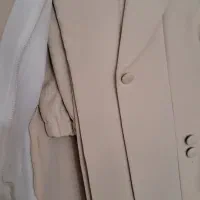 کت و شلوار شیری رنگ