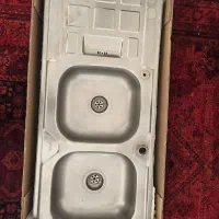 سینک ظرف شویی دو قلو سالم