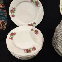 سرویس گل سرخی|ظروف سرو و پذیرایی|ساوه, |دیوار