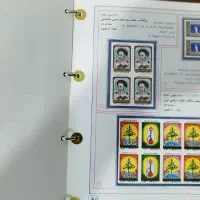 8 آلبوم تمبر تک و بلوک وآلبوم تمبر امام|کلکسیون سکه، تمبر، اسکناس|ابریشم, |دیوار