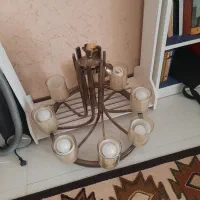 لوستر لهستانی ۸شاخه|لوستر و چراغ آویز|مشهد, موسوی قوچانی|دیوار