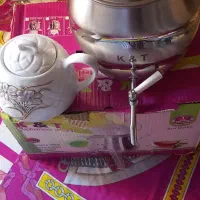 قوری وکتری و دمکش و ساک فلاکس و گل پتوس