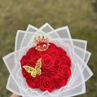 گل پارچه ای زیباو خـاص|صنایع دستی و سایر لوازم تزئینی|زهک, |دیوار