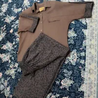 ست شومیز وشلوار شکلاتی