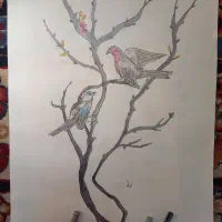 نقاشی بامدادومدادرنگی