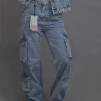 شلوار کارگو و مام فیت و مازراتی با قیمت عالی