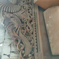 تخت قدیمی دو نفره تمام چوب کار دست|تخت و سرویس خواب|کاشان, فاز ۲ ناجی آباد|دیوار